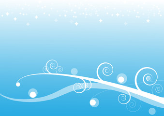 Weihnachtlicher Hintergrund in blau