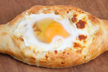 hachapuri by Adzharia (Georgian cheese pastry