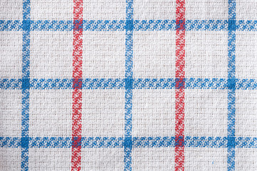 Fototapeta na wymiar Checkered fabric texture