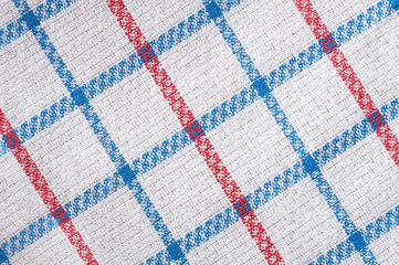 Checkered fabric texture
