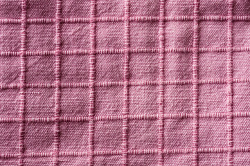 Checkered fabric texture
