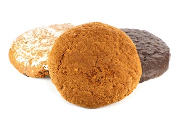 Nürnberger Lebkuchen isoliert auf weißem Hintergrund