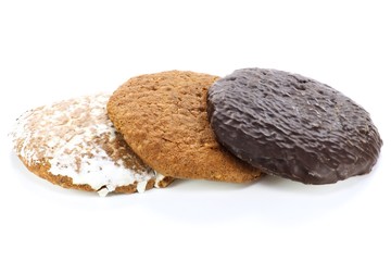 Nürnberger Lebkuchen isoliert auf weißem Hintergrund