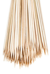 many wood kebab skewers