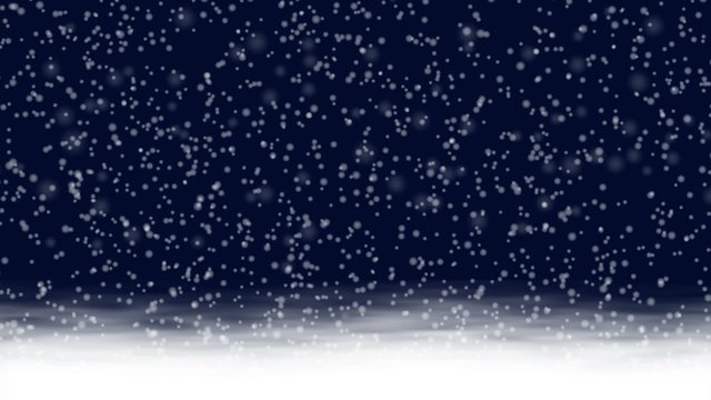Heavy snow background animation. HDTV version. Loop/Cycle