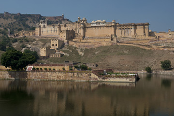 Fototapeta na wymiar Amber Fort w pobliżu Jaipur