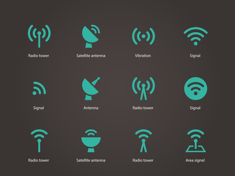 Radio Tower icons.