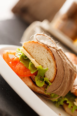 Fresh and tasty sandwich