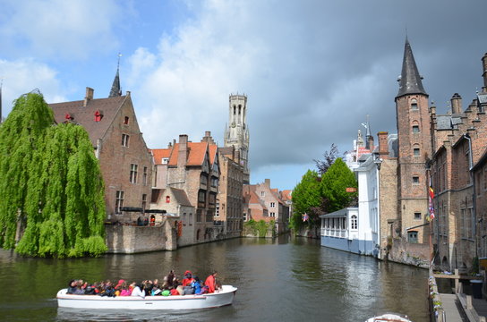 Bruges en Belgique.