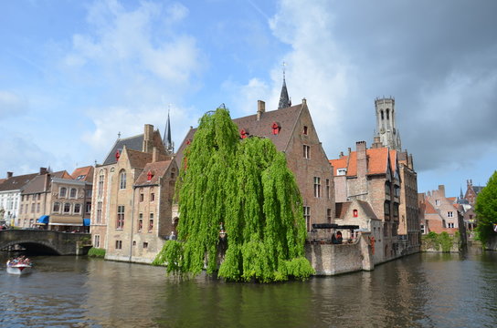 Bruges en Belgique.