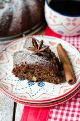 Chocolate Christmas cake