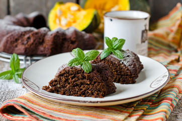Chocolate Pumpkin Cake