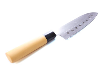 Kitchen knife isolated on white