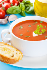 Tomato soup - Tomatensuppe