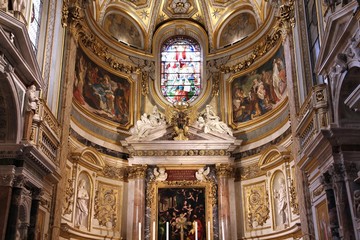 Fototapeta na wymiar Kościół w Rzymie - Santa Maria dell Anima