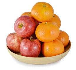 The image of the apple and orange