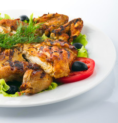 Tasty roasted chicken