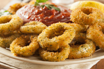Homemade Fried Breaded Calamari