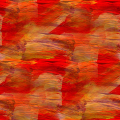seamless cubism abstract art orange, red Picasso texture waterco
