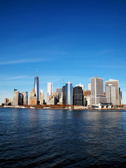Fototapeta na wymiar Lower Manhattan Vertical