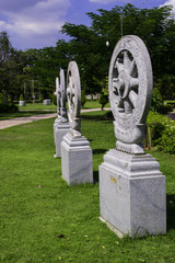 boundary marker of a temple