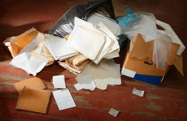 Messy workplace