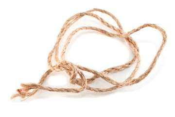 rough cotton rope put by a ball