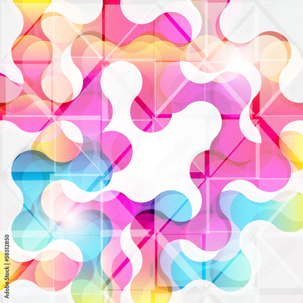 Poster abstract geometric background for design