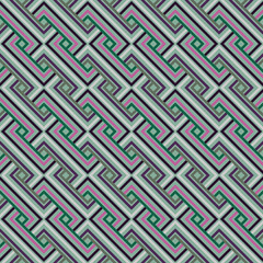 Abstract Ethnic Seamless Geometric Pattern. Vector Illustration 