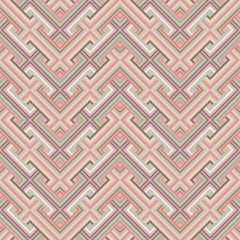 Abstract Ethnic Seamless Geometric Pattern. Vector Illustration