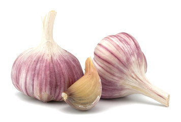 Garlic bulb isolated on white background
