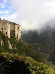 medieval castle in northern italy