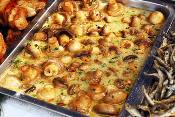 baked mushrooms