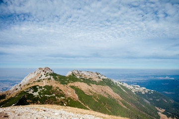 Beautiful Tatry mountains landscape Czerwone Wierchy
