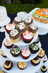 Wedding Cupcakes at Reception