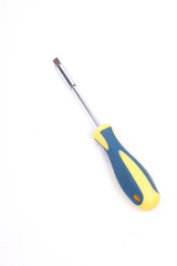 screwdriver on white background.