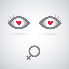 woman face  symbol