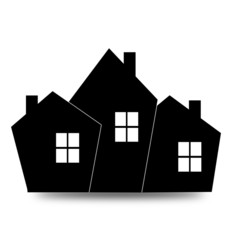 Black house icon