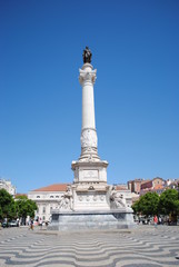 Fototapeta na wymiar Pedro IV z Portugalii - Lizbona