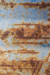 Rusty Blue Metal