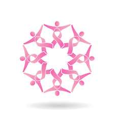 Power Pink Ribbon People