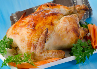 Roasted chicken