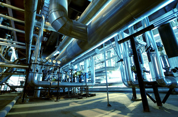 Industrial zone, Steel pipelines and equipment
