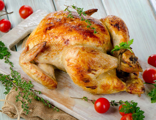 Roasted chicken