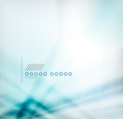 Fototapeta premium Blue blurred geometric shape background