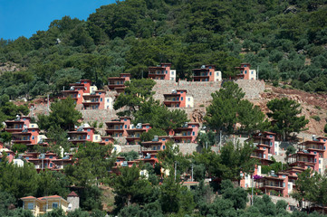Turkey. The hotel is on a hillside