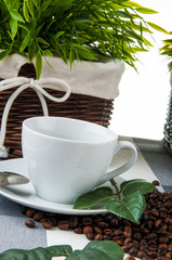 Colorful home theme with coffee