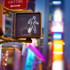 New York Walk Sign