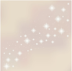 Merry Christmas starry background.
