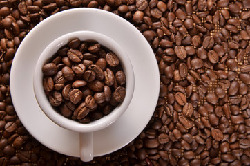 cup with coffee